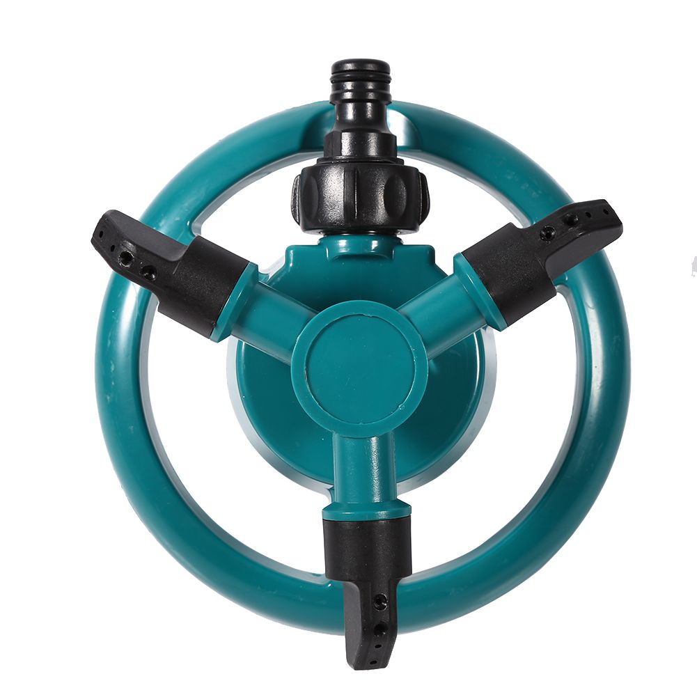360° Fully Circle Rotating Watering Sprinkler Irrigation System 3 Nozzle Pipe Hose for Garden — image 6