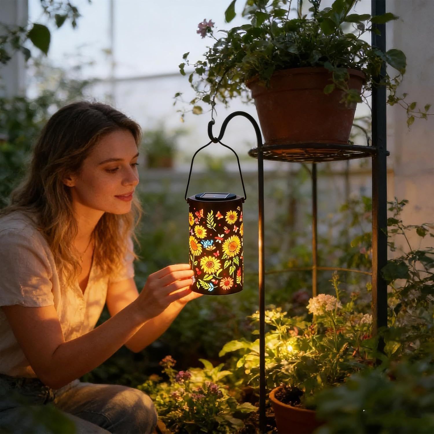 Solar Garden Lights Weatherproof LED Lighting for Backyard Patio Balcony Path and Garage — image 2