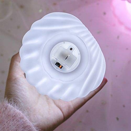 Pearl Night Light Bedside Night Lamp Bedroom Light Clam Mist Night Lights Streamer Mermaid Fairy Night Lamp for Christmas — image 3