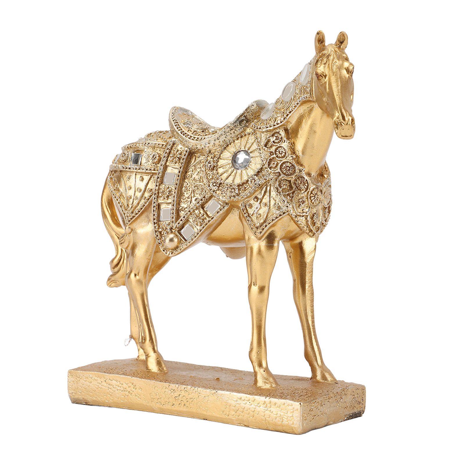 Horse Standing Statue Rearing Art Figurine Decorative Sculpture Home Decor Accent Piece Ornament โ image 6