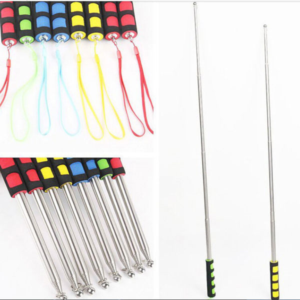 Portable Telescopic Flagpole 2m Extendable Handheld Windsock Random Color — image 4
