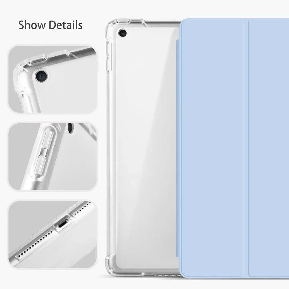 Shockproof Silicone iPad Air 4 Cover with Pencil Slot and Smart Wake - Black β image 6