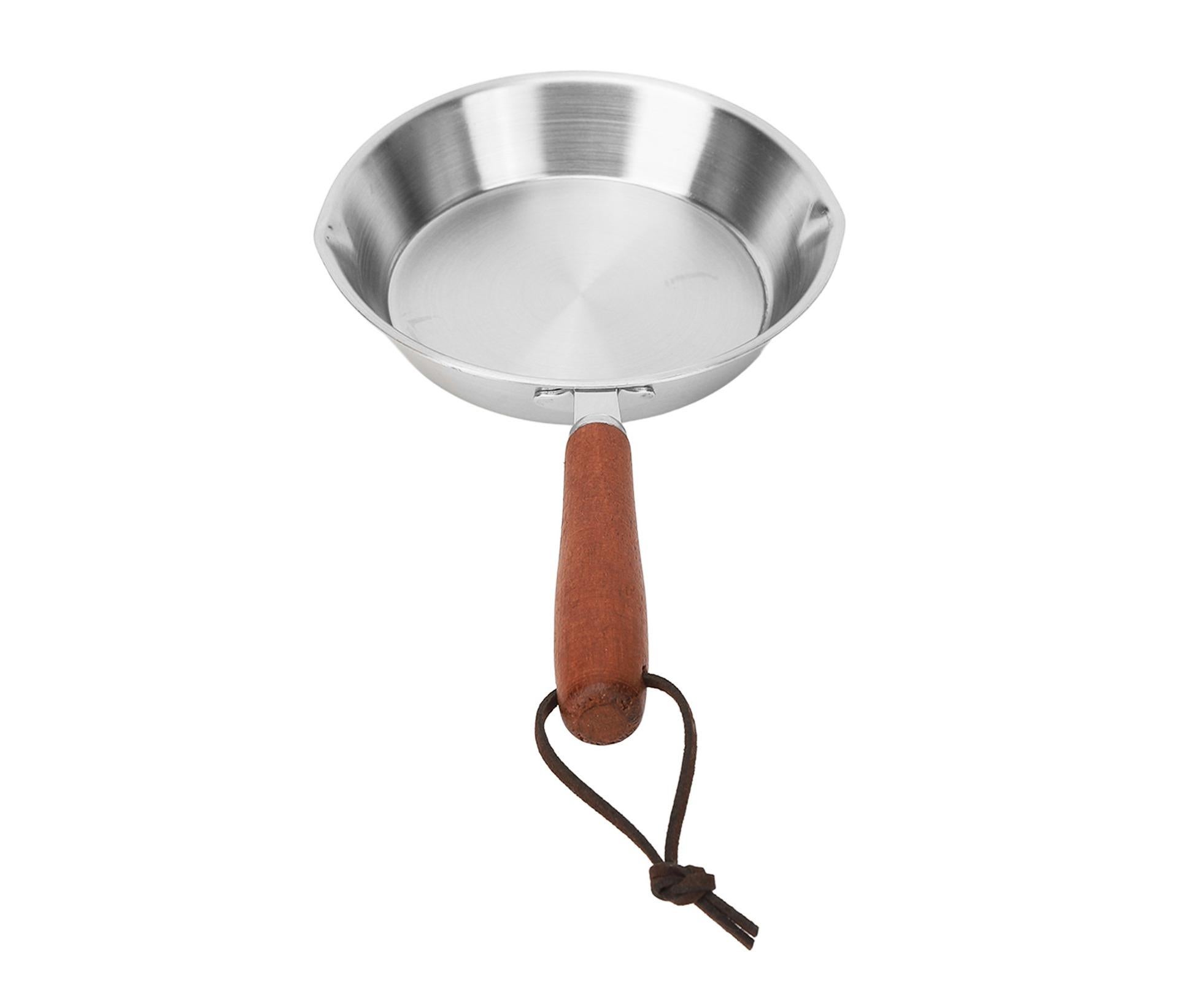 Stainless Steel Frying Pan, Non-Stick Egg Fryer for Household & Restaurant, 6.3 Inch โ image 4
