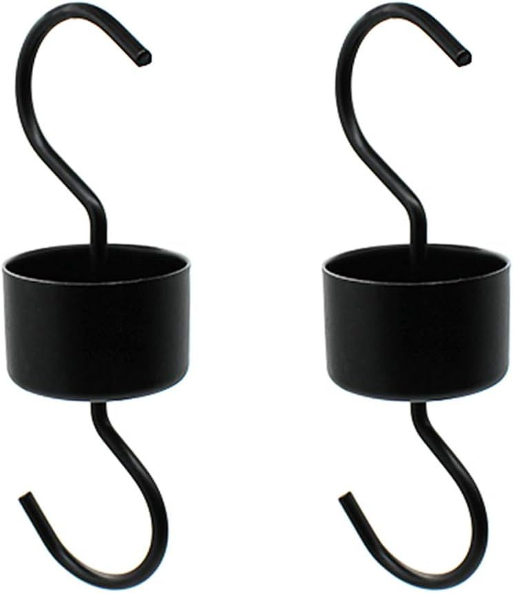 2 Pack Ant Moat for Hummingbird Feeders, Black