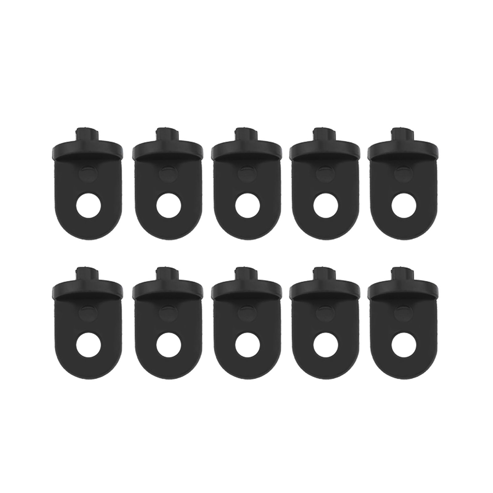 50 PCS Plastic Greenhouse Hook Plant Flower Hanger (Black) โ image 2