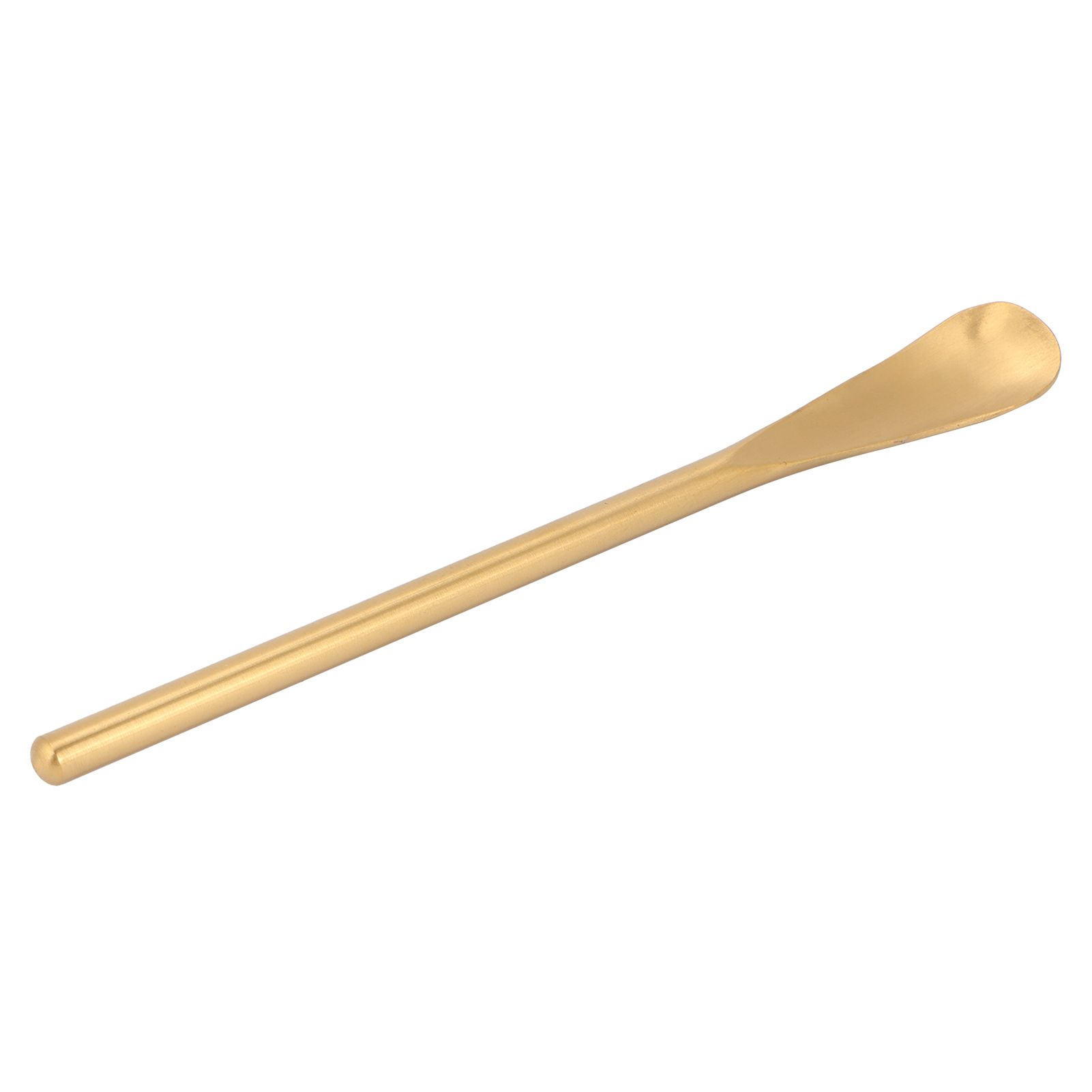 Stainless Steel Mixing Spoon Short Handle Dessert Coffee Spoon Mixing Stick for Kitchen HomeGolden — image 4