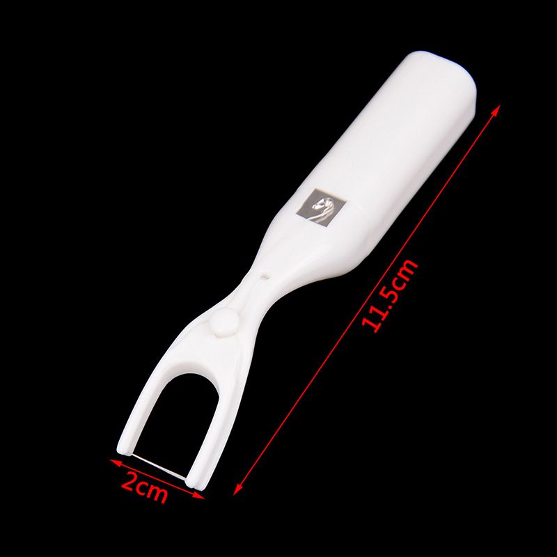 Waxed dental floss suitable for removing dental plaque and food, premium care dental floss, and dental oral care with a handle — image 3