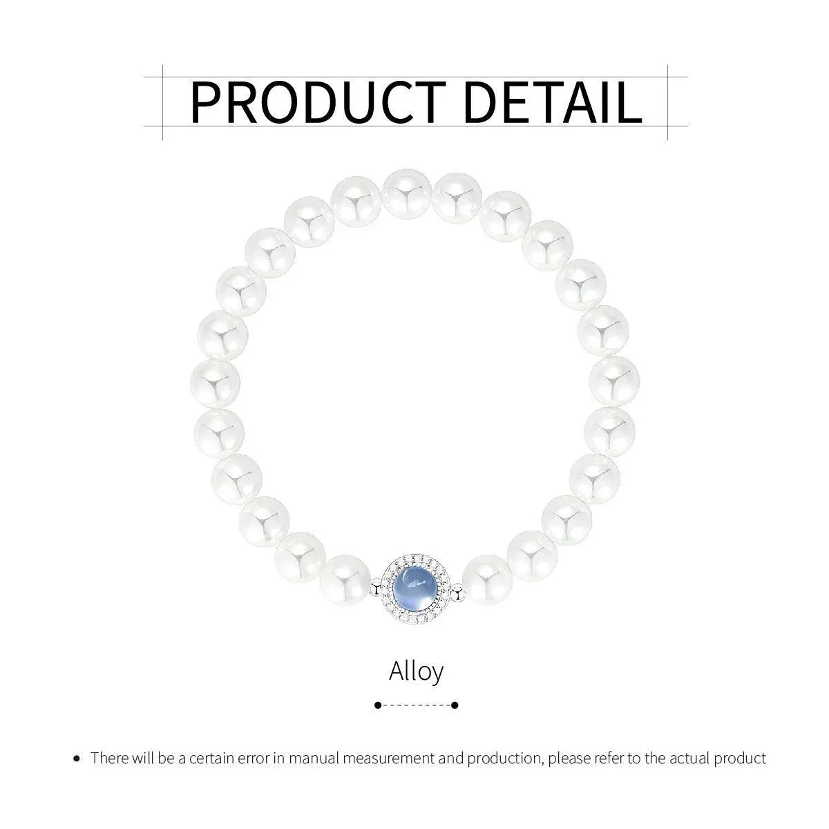 Delicate Pearl Bracelet Elegant Pearl Strand Jewelry for Women Classic Accessory โ image 3