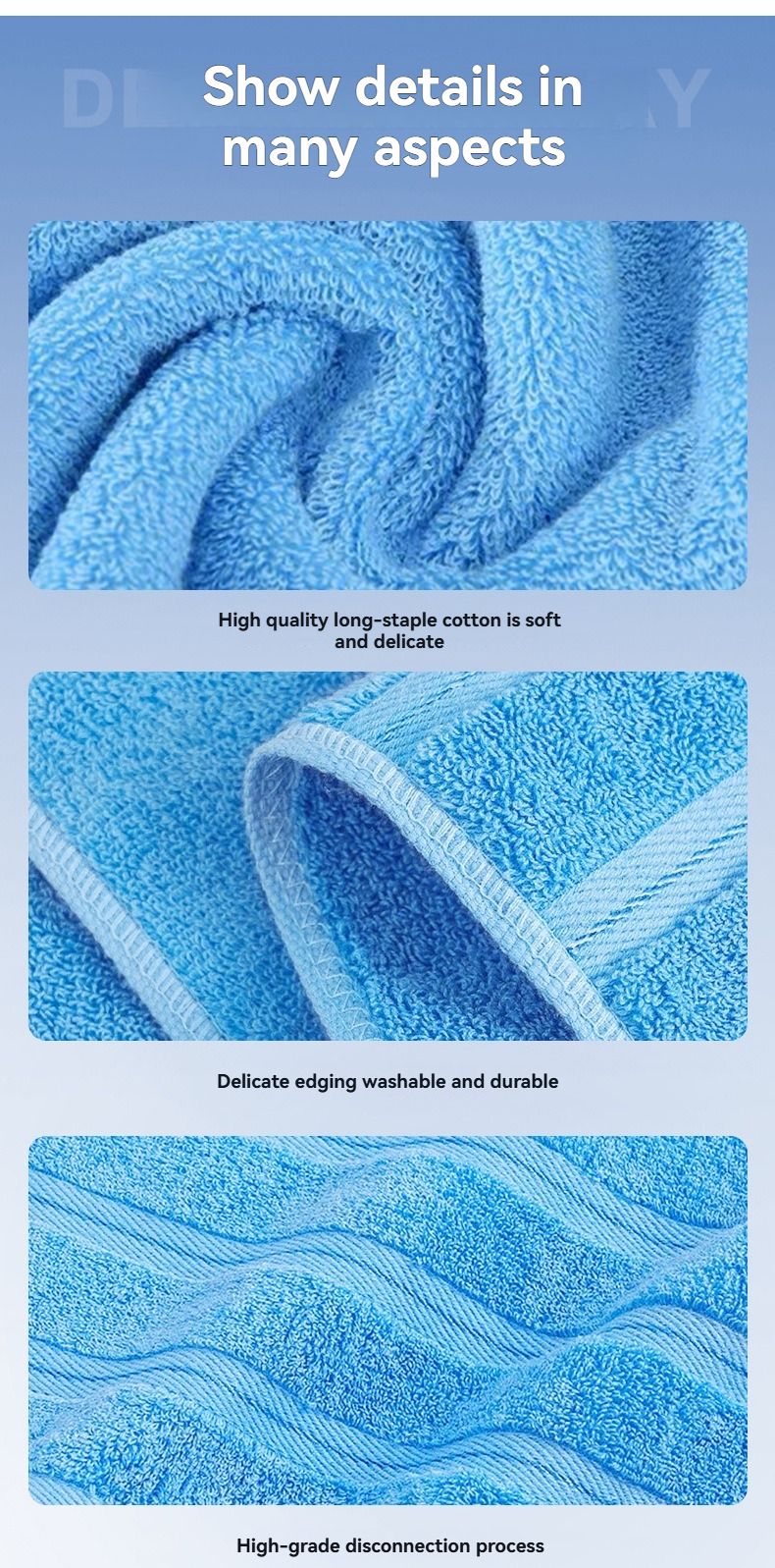 6-Piece White Towel Set โ image 3