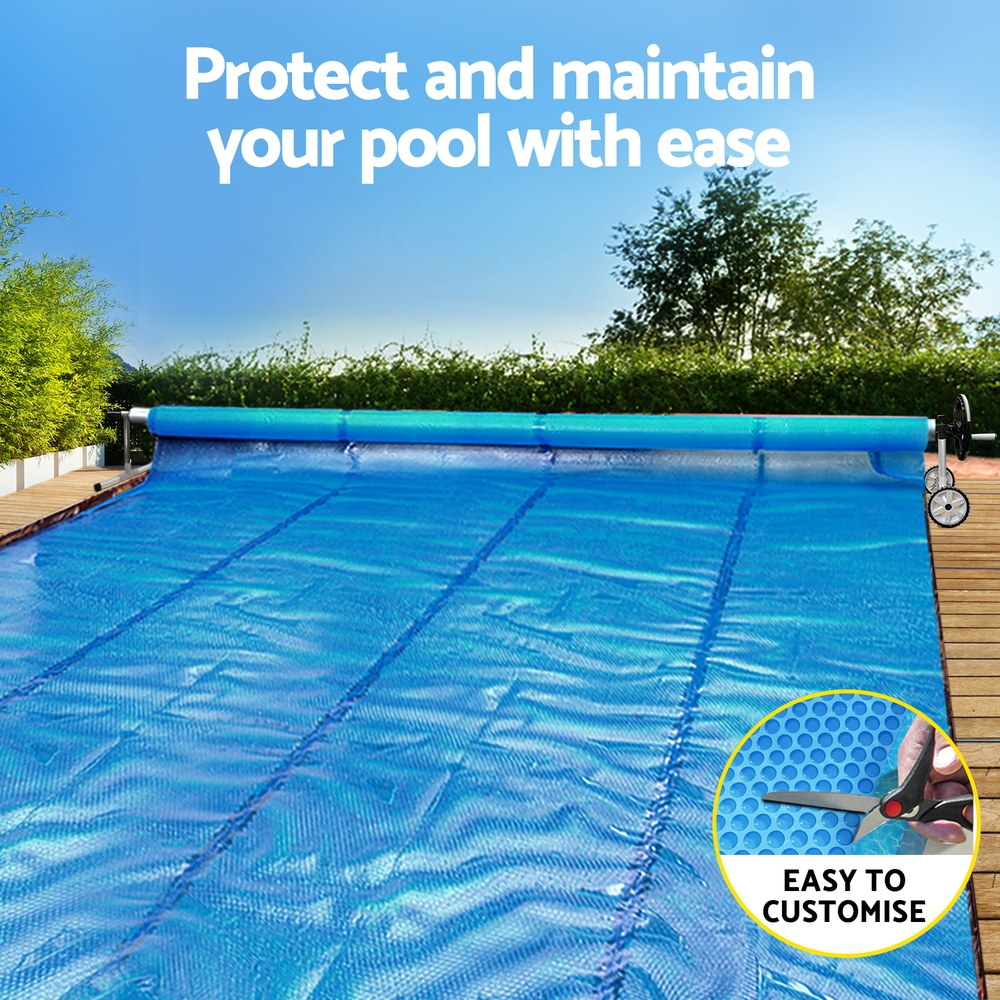 Aqua Buddy Pool Cover 600 Micron Solar Heat Blanket LDPE 10.5x4.2m w/ 5.55m Roller โ image 4