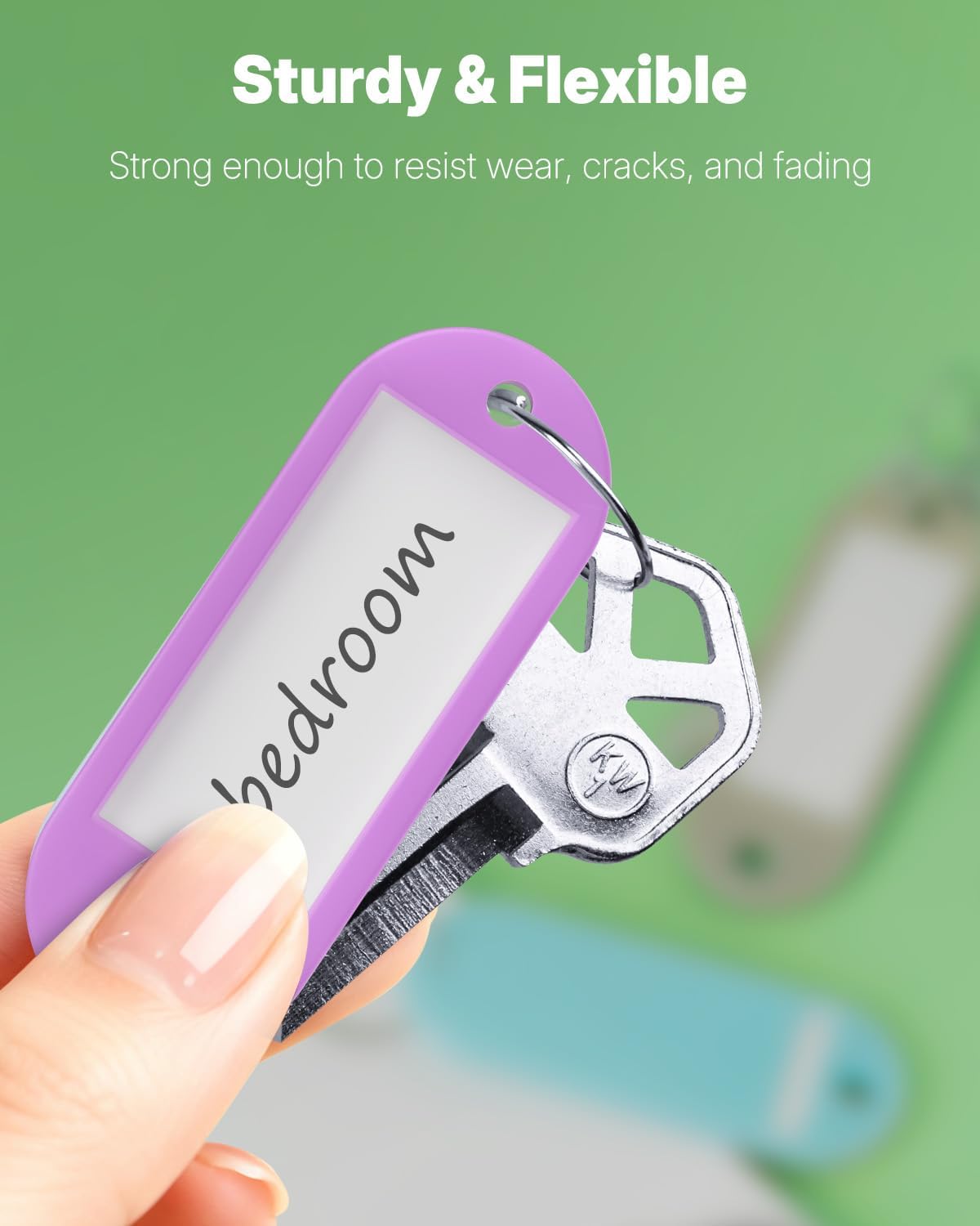 Plastic Key Identifiers with Split Ring โ image 6