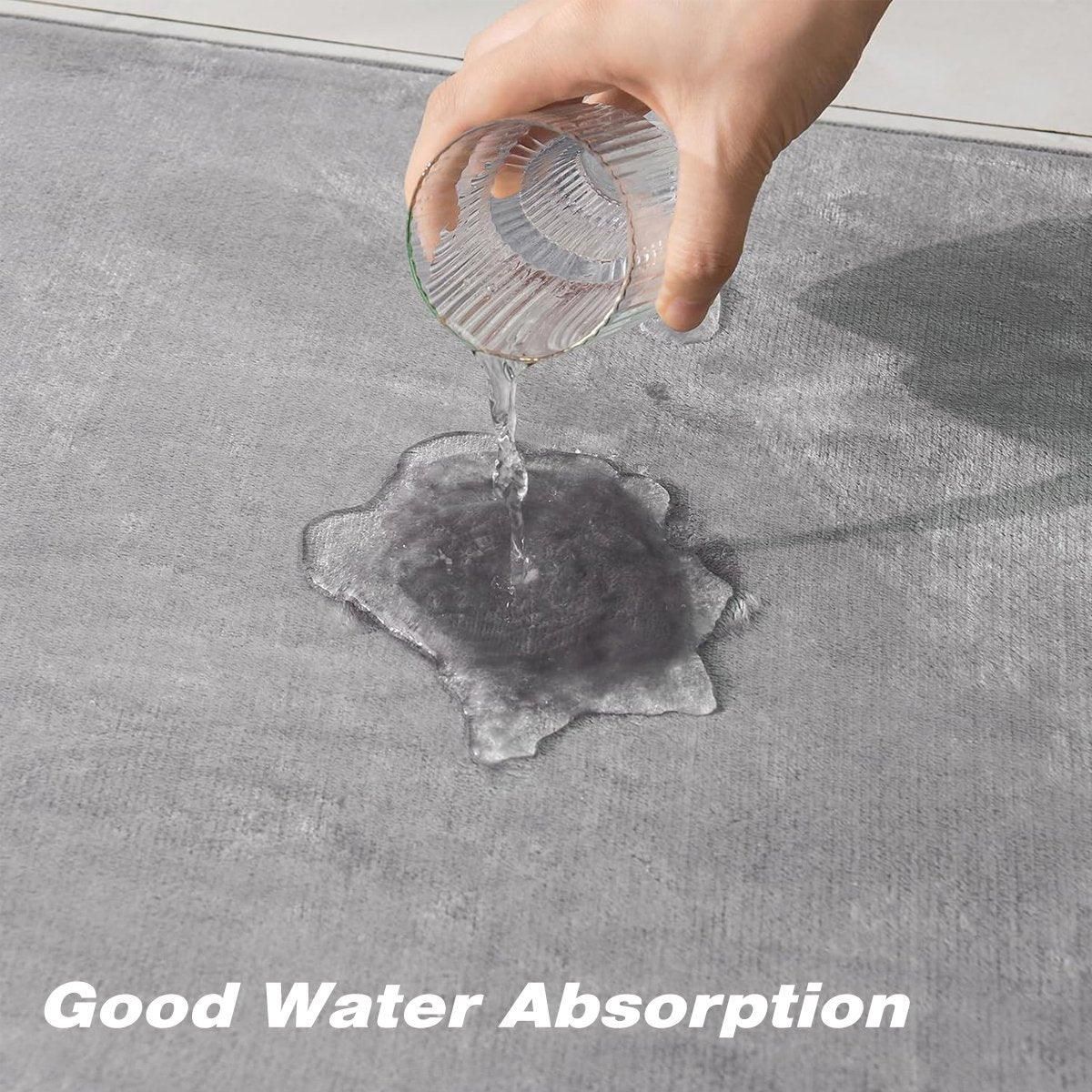 Water Absorbent Floor Mats for Home Doors Bedrooms Bathrooms Non Slip Mats — image 5