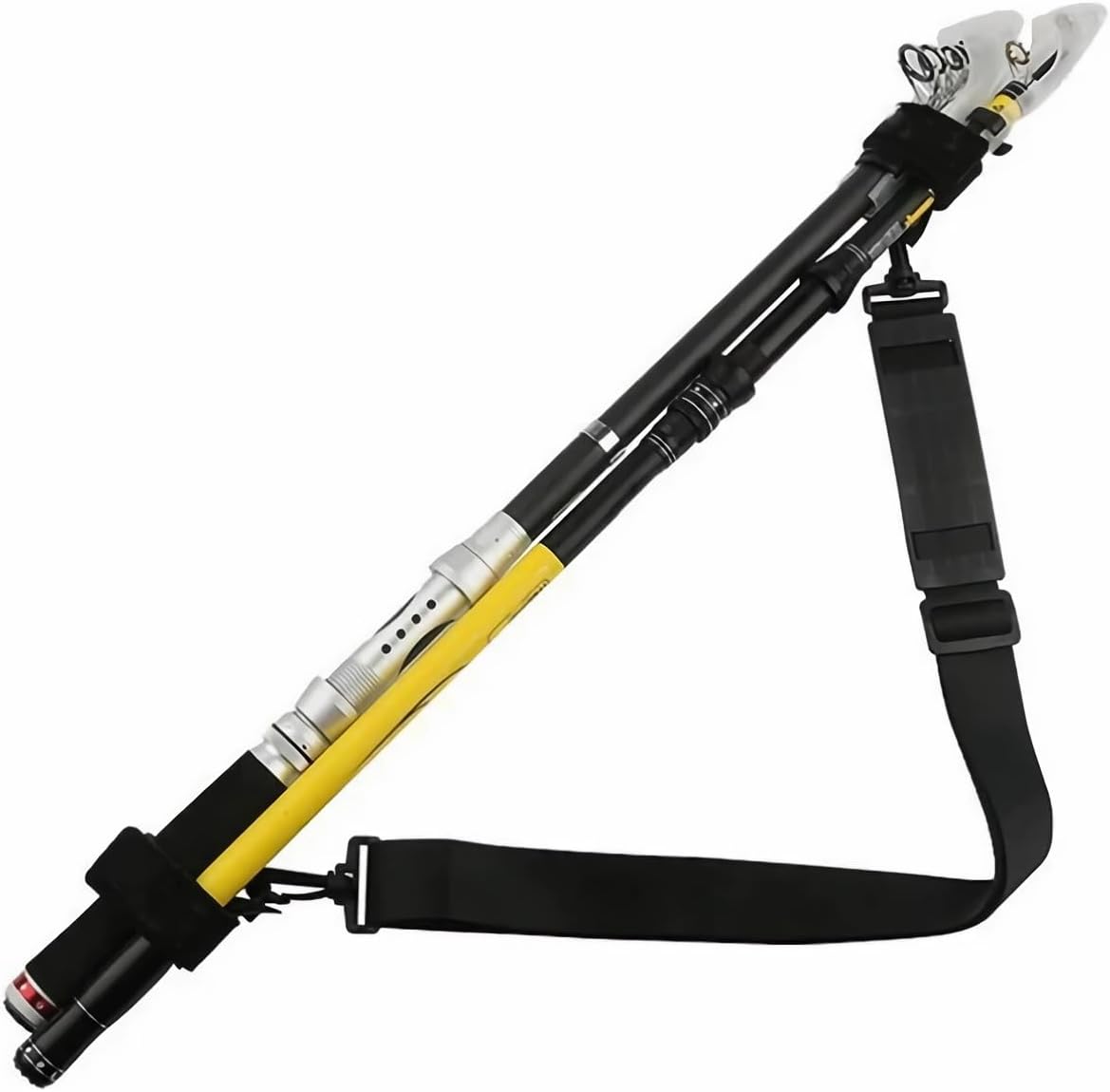 Fishing Rod Carry Strap,Sling Band Adjustable Shoulder Belt Tackle Holder,Nylon (2) — image 4
