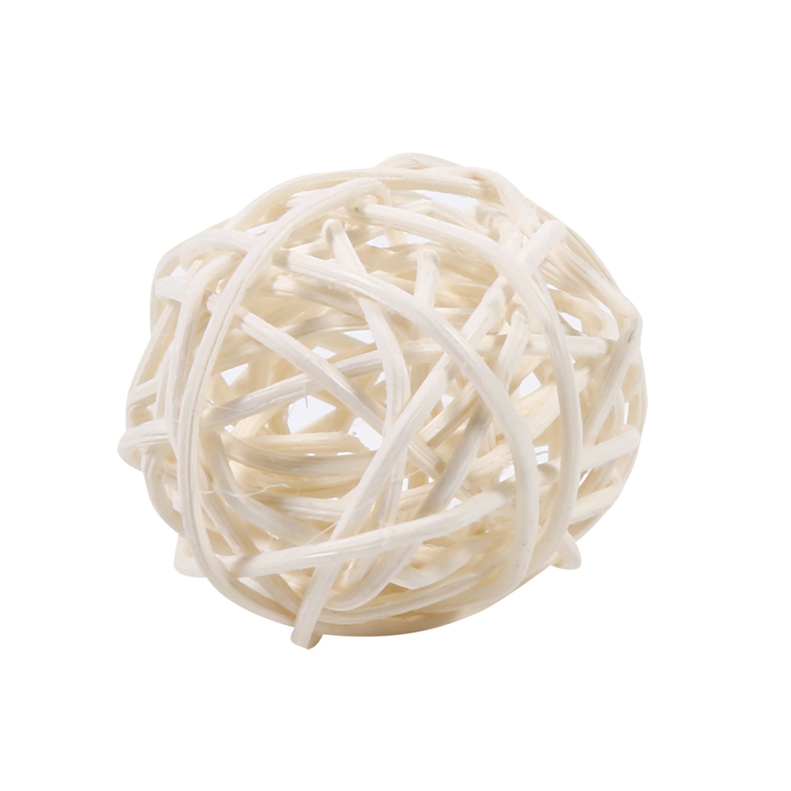 20Pcs Decorative Rattan Balls Ornaments Wedding Christmas Birthday Party Decorations (White) β image 2