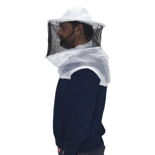 Beekeeping Bee Half Body Round Head Veil Protective Gear โ image 2