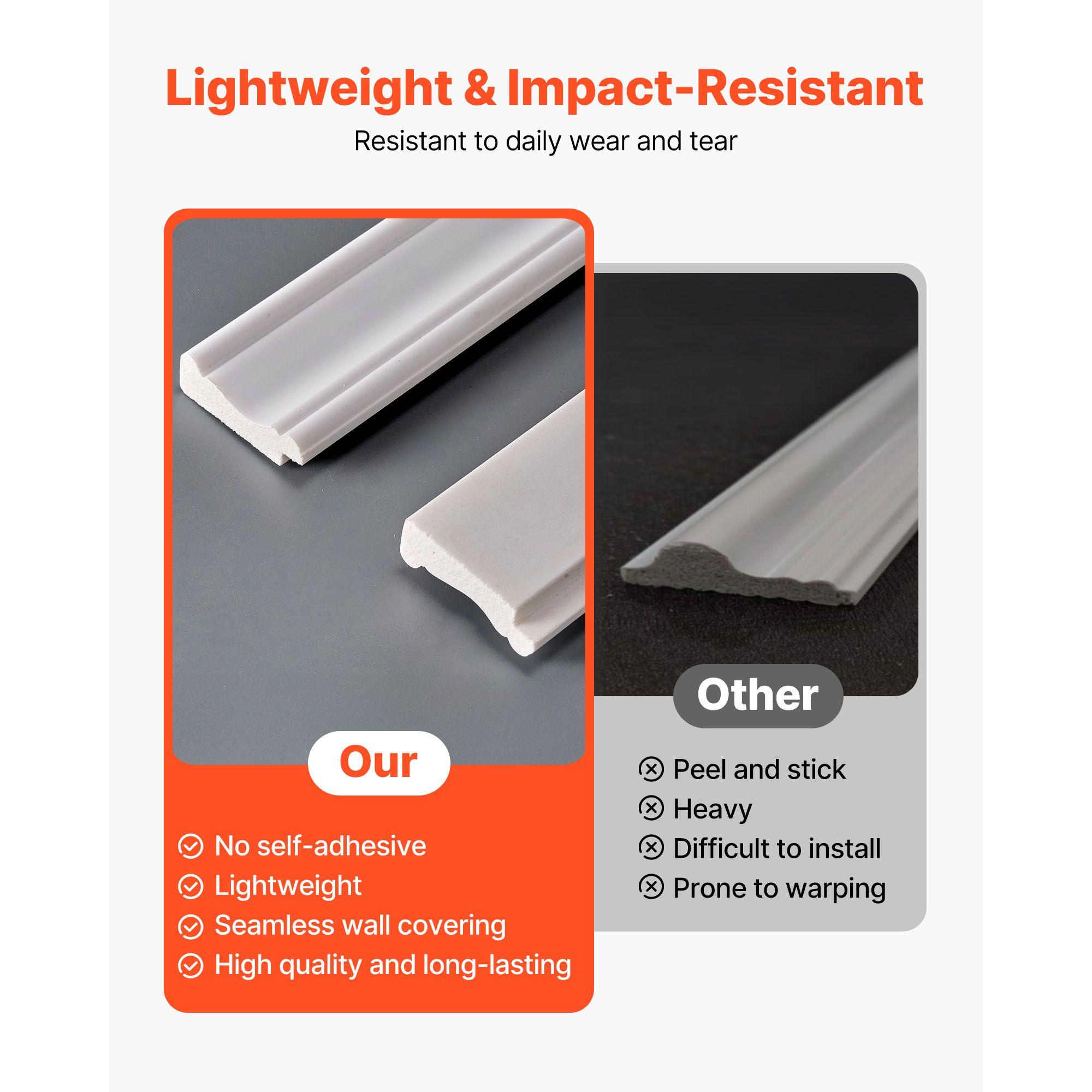 Wall Molding Kit, Wainscoting Panels, Lightweight Paintable Polystyrene, Easy to Install, Wide & Narrow Accent Wall Trim for Interior Décor Living Room — image 5