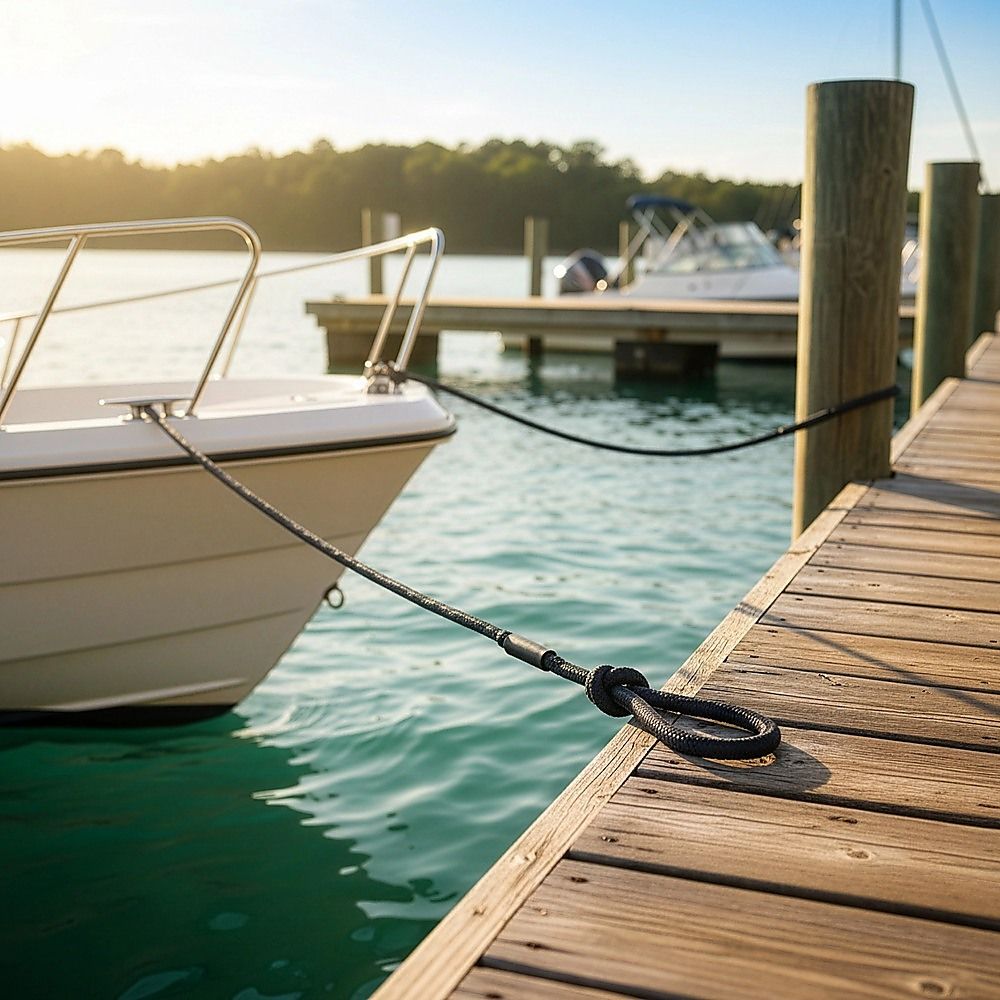 4 Pack Marine Bungee Dock Line Boat Mooring Rope Anchor Cord Stretch — image 2