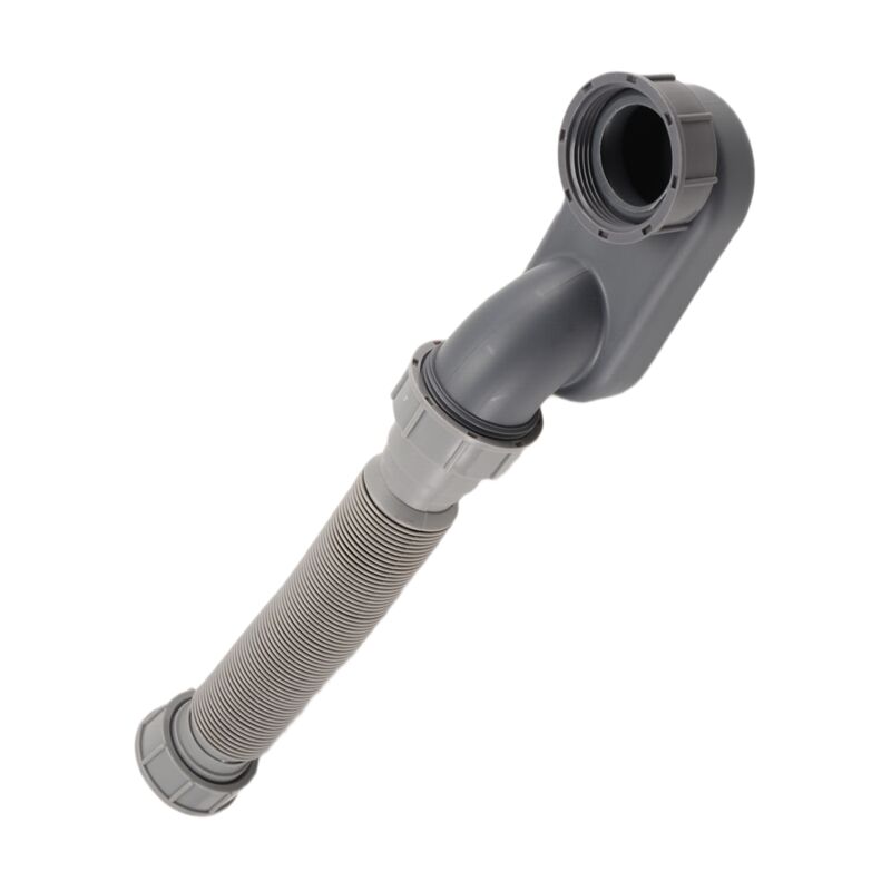 Low Profile Flexible P-Trap Bath Shower Drain Hose 1 1/2/ — image 3