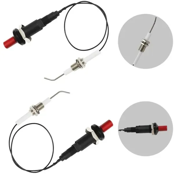3 Pack Universal Piezo Ignition Kits with Ceramic Electrodes and Wires for Gas Grills, Stoves and Fireplaces, Black and White, 30 cm — image 3
