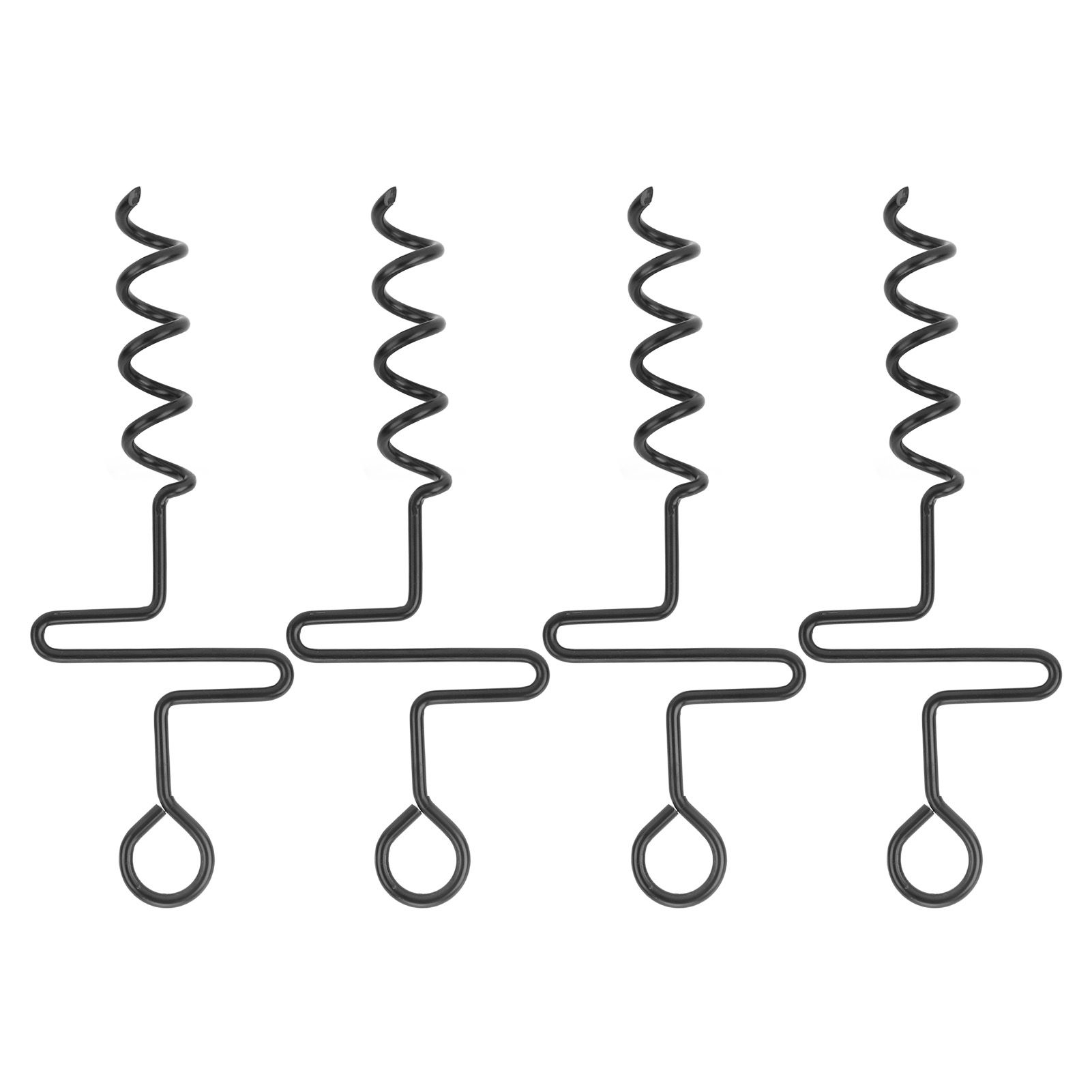 4PCS Spiral Tent Tacks Iron Stable Spiral Type Heavy Duty Spiral Tent Stake for Tent Trampolines Garden Fence โ image 3