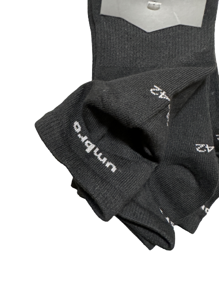 Umbro Mens Trainer Ankle Socks - Black - 1 Pack of 3 Pairs โ image 3