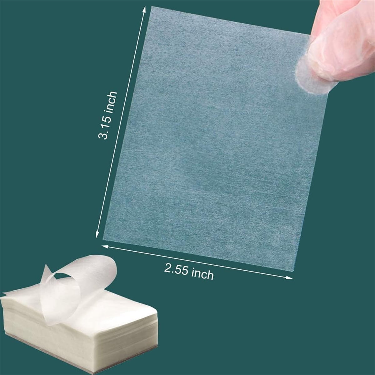Edible Glutinous Rice Paper 1200Pcs Candy Coated Wrapping Paper Edible Candy Wrappers Sheets,Edible Wafer Paper,Transparent Rice Paper for Homemade Tanghulu β image 2