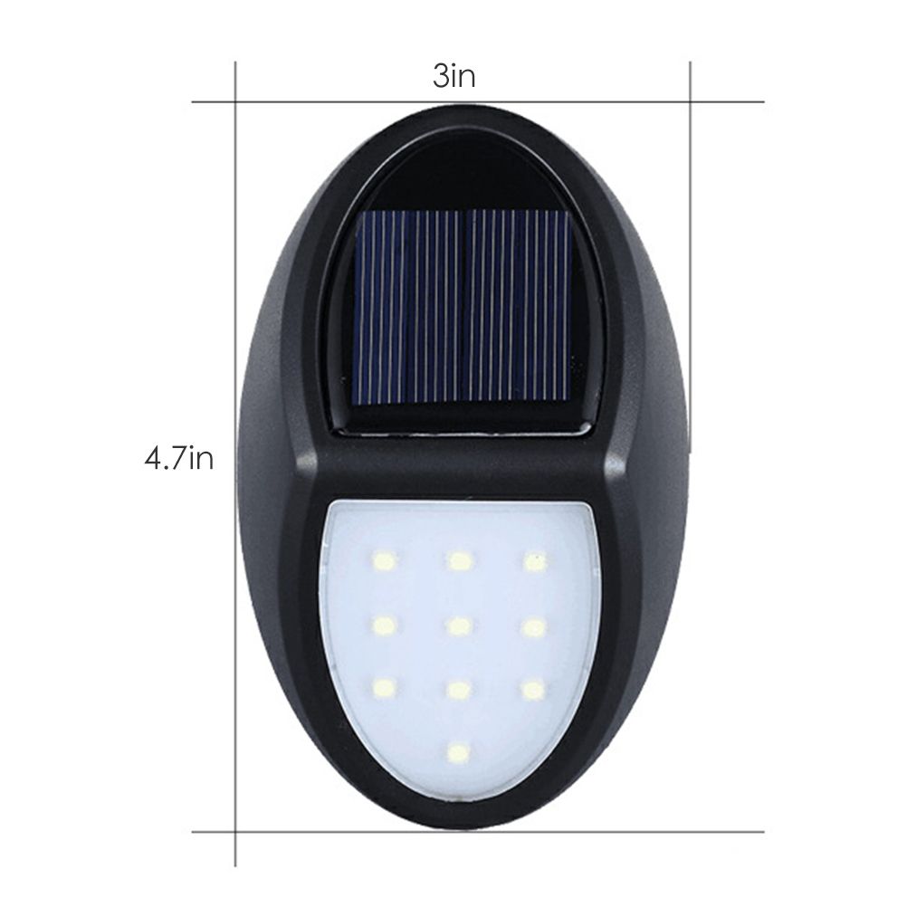 10LED Solar Light Wall Lamp IP65 Waterproof Outdoor Solar Garden Light for Yard Courtyard Led Solar Lamp — image 2