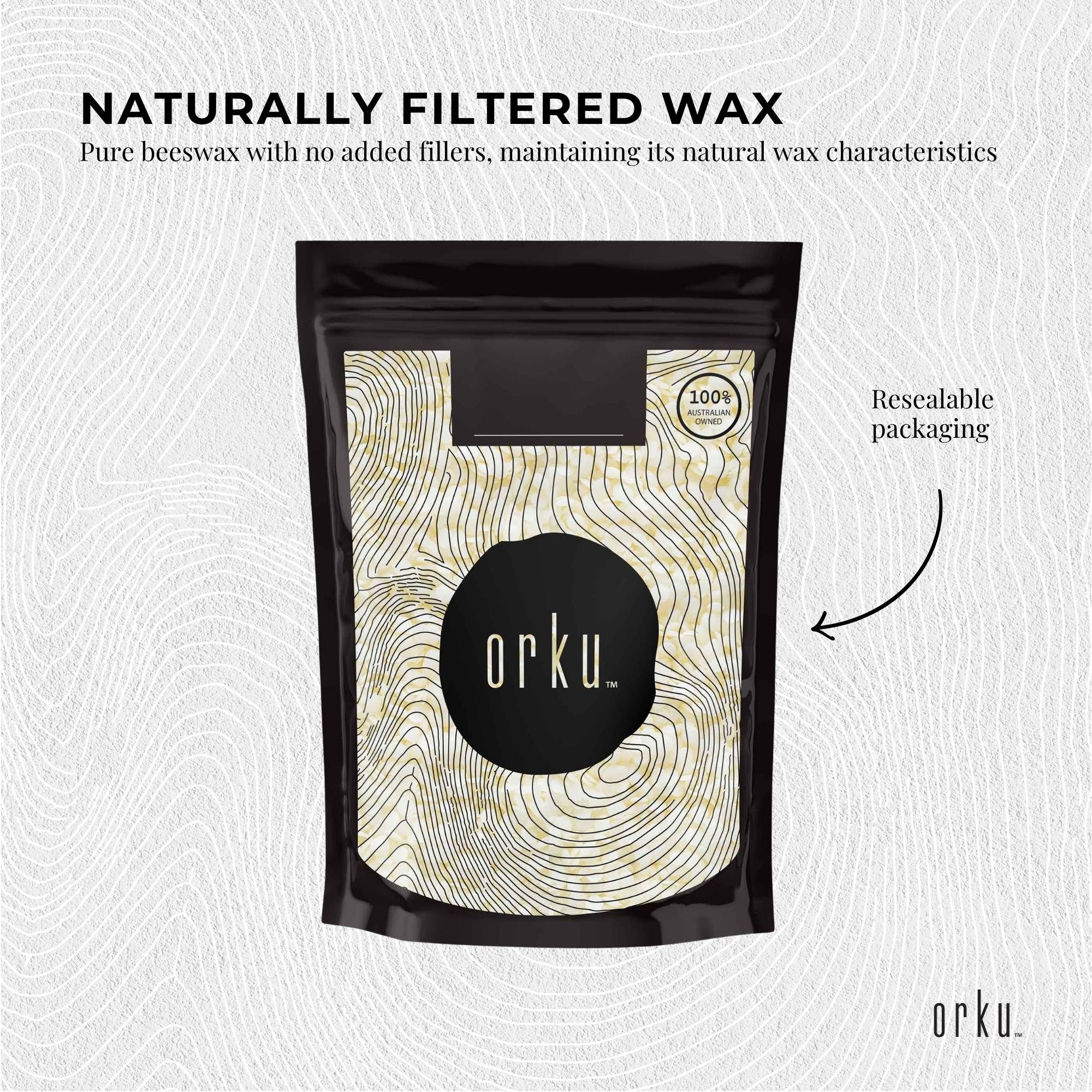 Orku 400g Pure Beeswax Pellets White BP Grade Refined Bead - Candle Cosmetic DIY โ image 4