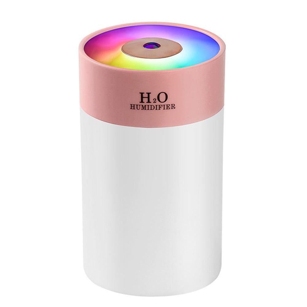 Colorful LED Humidifier with Night Light for Home and Bedroom Use Pink โ image 5