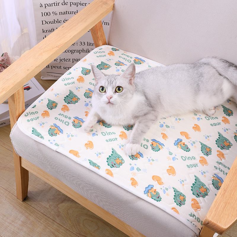 2-Pack Blue Fish Pet Summer Cooling Latex Pad (XL Size: 70*50cm) - Breathable Ice Silk & Latex-Filled Dog Bed Cat Sleeping Mat with Non-Slip Base โ image 5