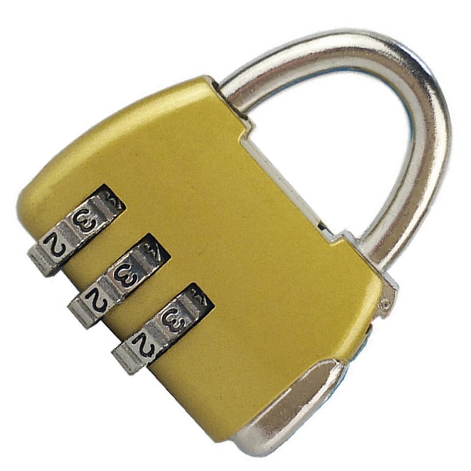 3-Digit Zinc Alloy Combo Lock - Heavy Duty Luggage Padlock โ image 3