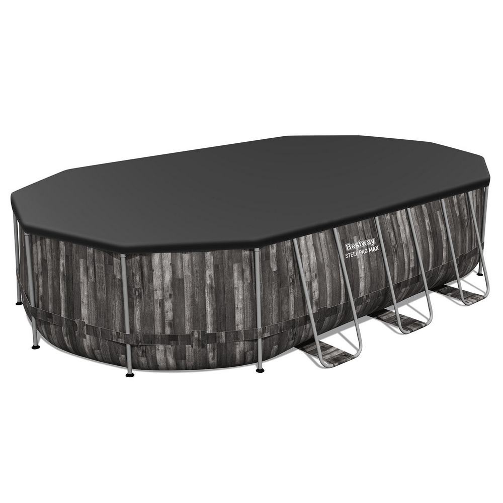 Bestway Steel Frame Pool 6.1x3.66m with Pump — image 3
