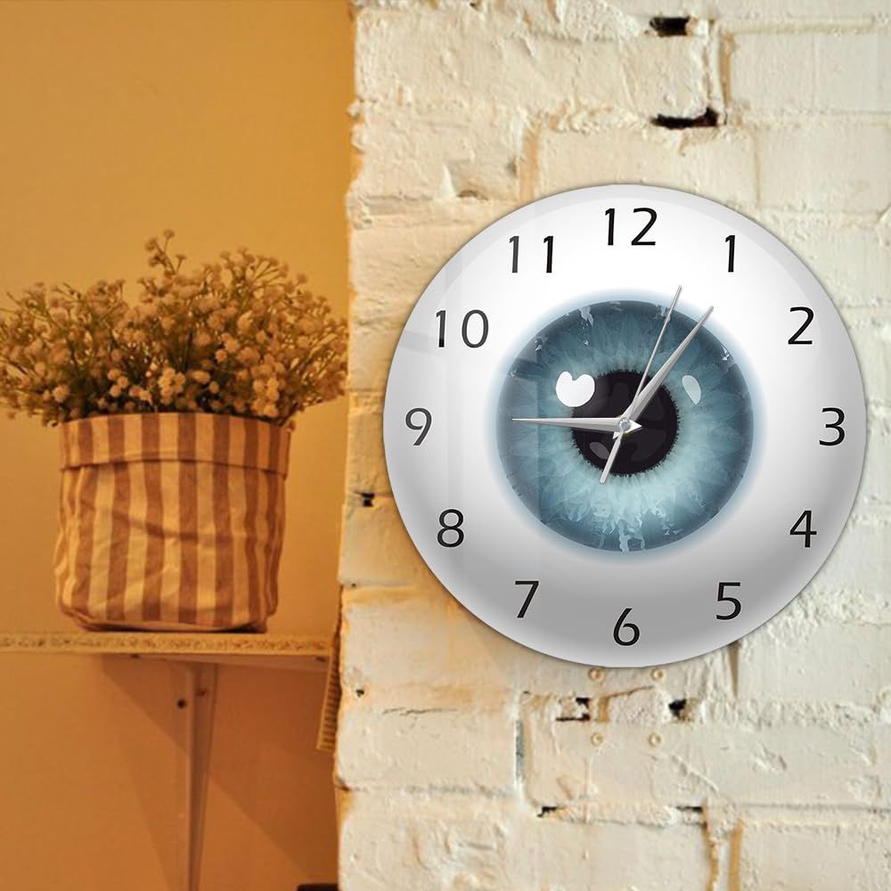 Pupil Core Sight View Ophthalmology Silent Wall Clock Battery Operated Quartz 12inch All Seeing Human Body Anatomy Novelty โ image 3