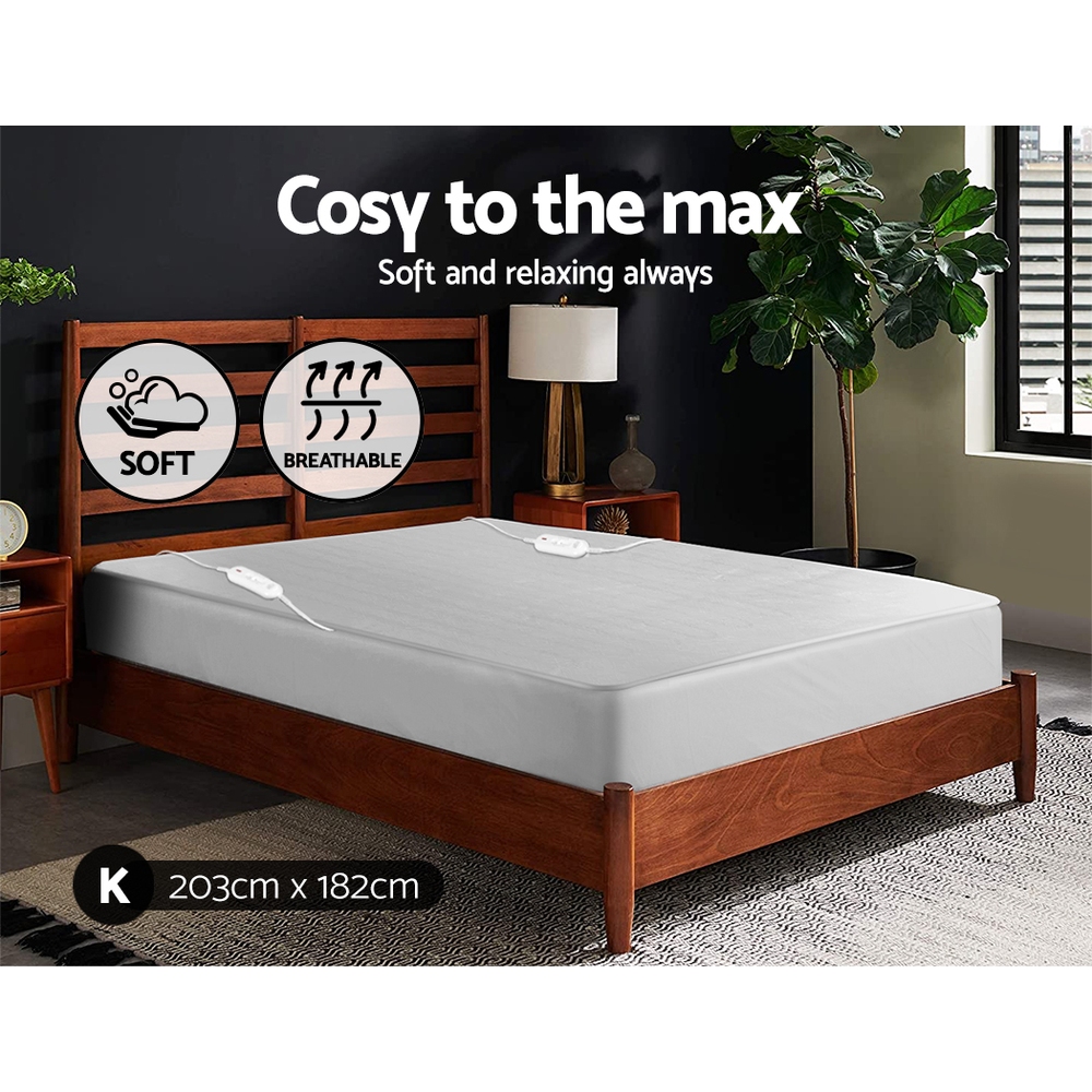 Giselle Bedding King Size Electric Blanket Polyester โ image 3