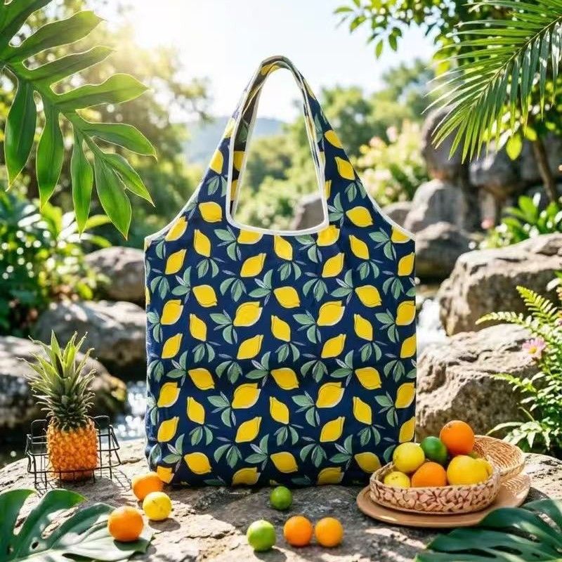 Foldable Polyester Shopping Bag Large Capacity Z-028 โ image 2