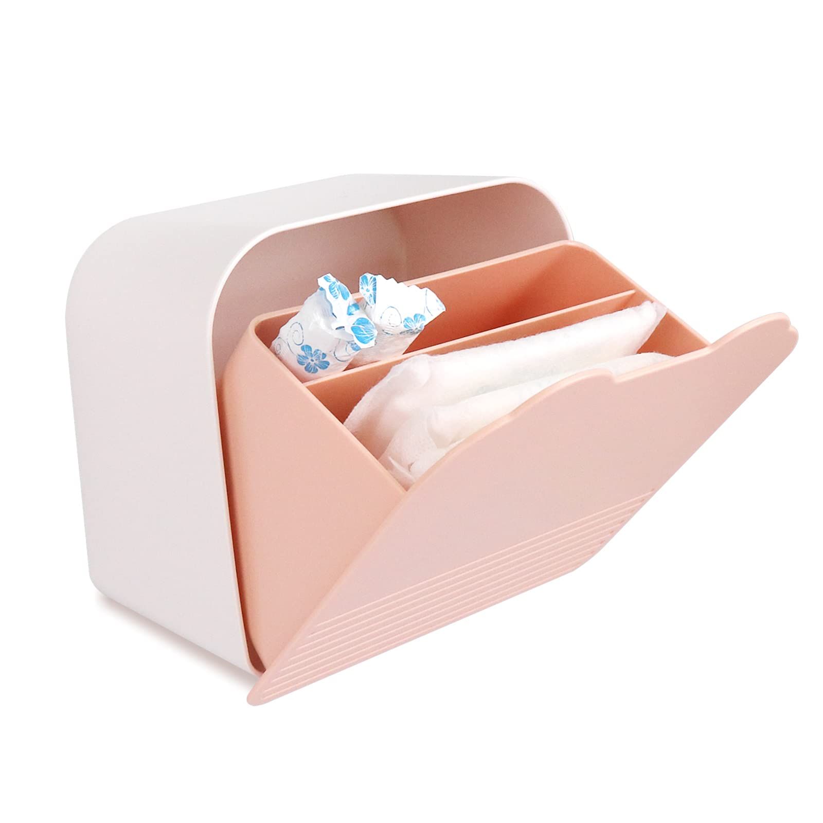 Sanitary napkin storage box wall mounted miscellaneous storage rack basket wall mounted bracket rack storage box compartment