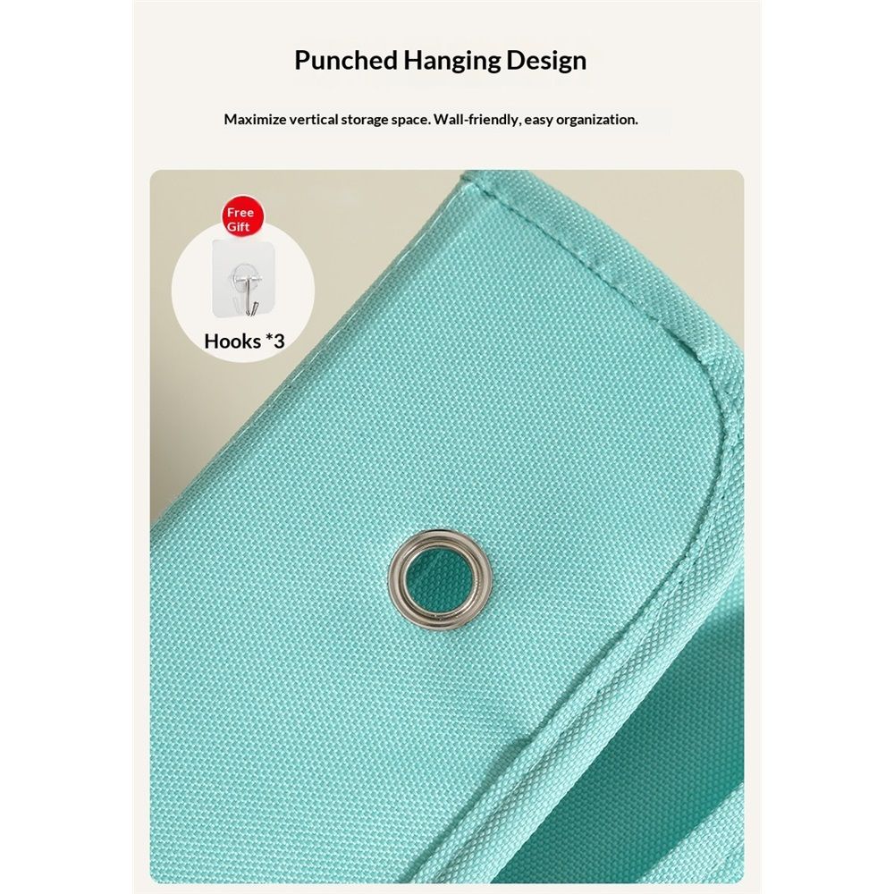 Organizer Insert Liner Hanging Travel Rucksack Purse and Handbag Insert Pocket, High-capacity Divider Foldable polyester Shoulder Bag Organizer for โ image 5