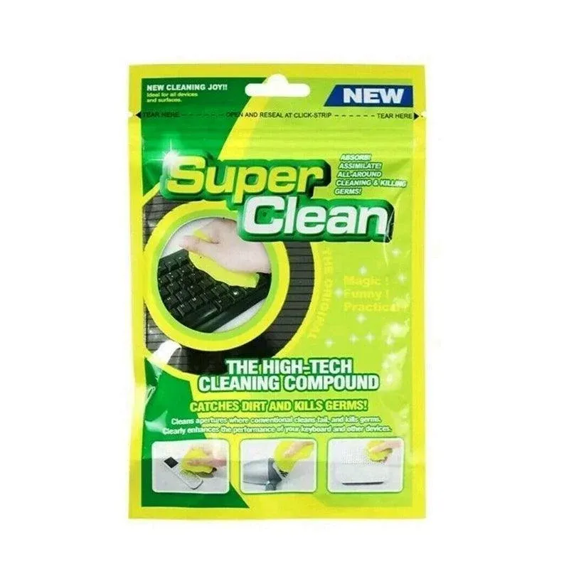 Dust Dirt Cleaning Super Clean Car Laptop Keyboard Home Cleaner - Yellow โ image 3
