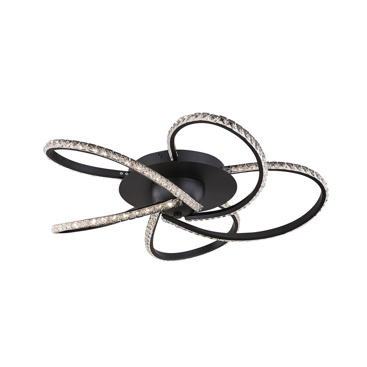 Irie Dimmable 5 Lights LED Ceiling Light - Black โ image 2