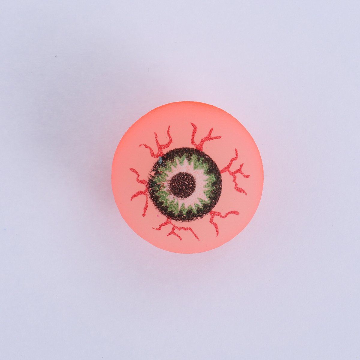 10pcs Halloween Eyeballs, Glow in The Dark, 30mm Scary Bouncy Balls Halloween Bouncy Balls Toy (Random Color) — image 2