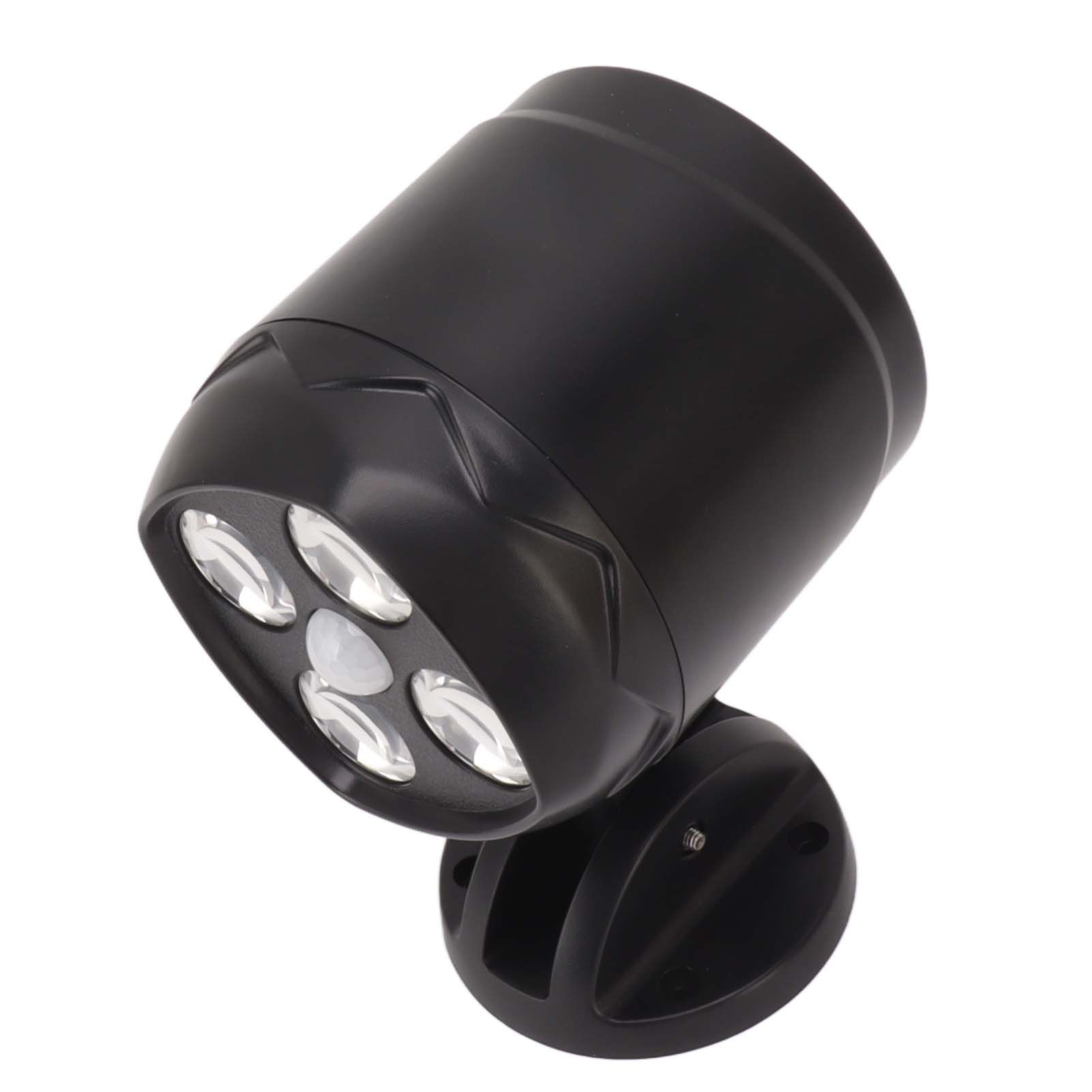 4 LED Spot Light Outdoor Waterproof Wall Mounted Rotating Projection Floodlight Spotlight with Motion Sensor for Yard — image 4