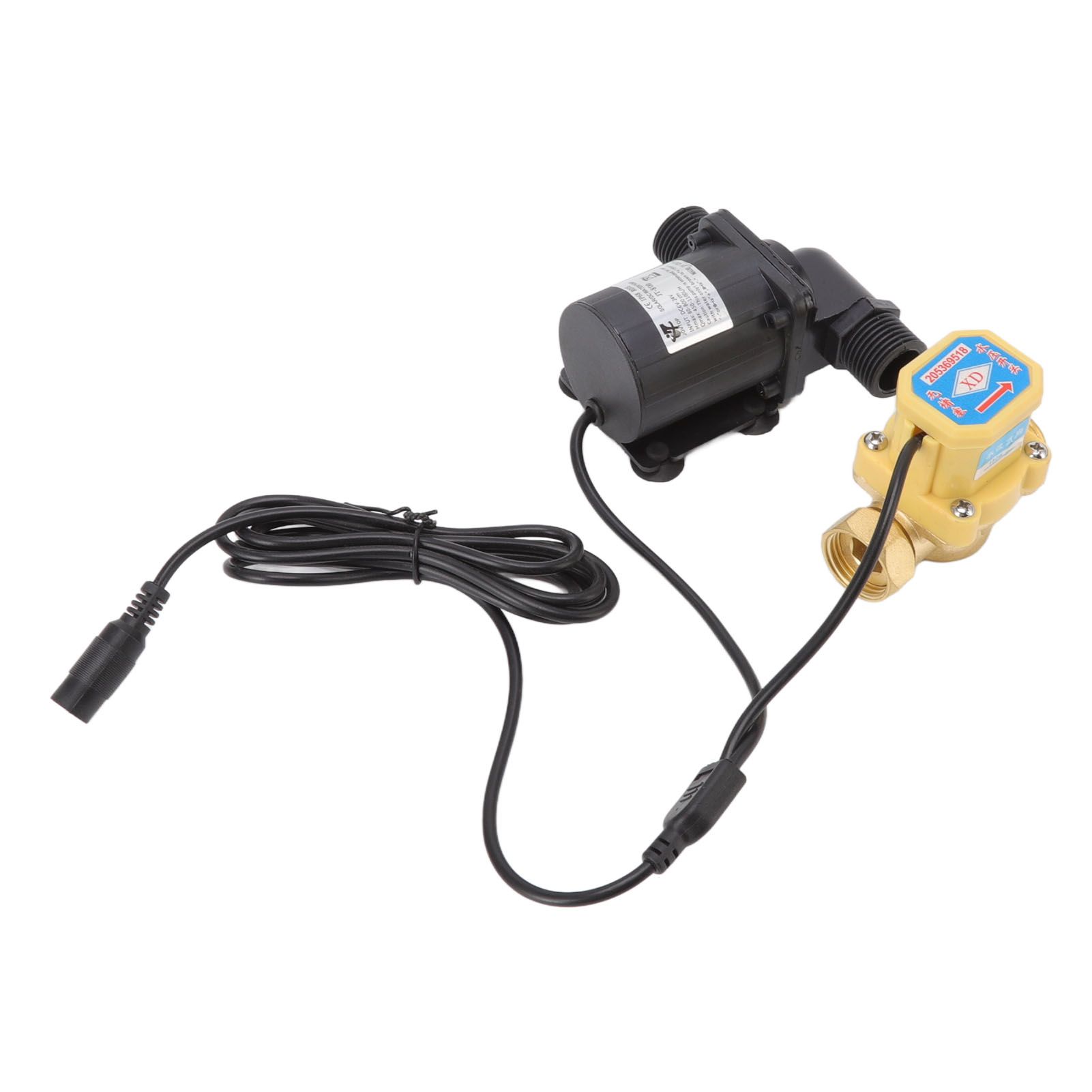 DC Brushless Pump Quiet Solar Water Heater Booster Pump with Flow Switch 6v-24v G1/2 Male Thread โ image 2