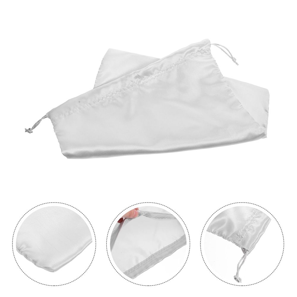 Soft Silk Drawstring Dust Bag for Handbags and Storage, Protective Fabric Pouch for Purse Care and Travel