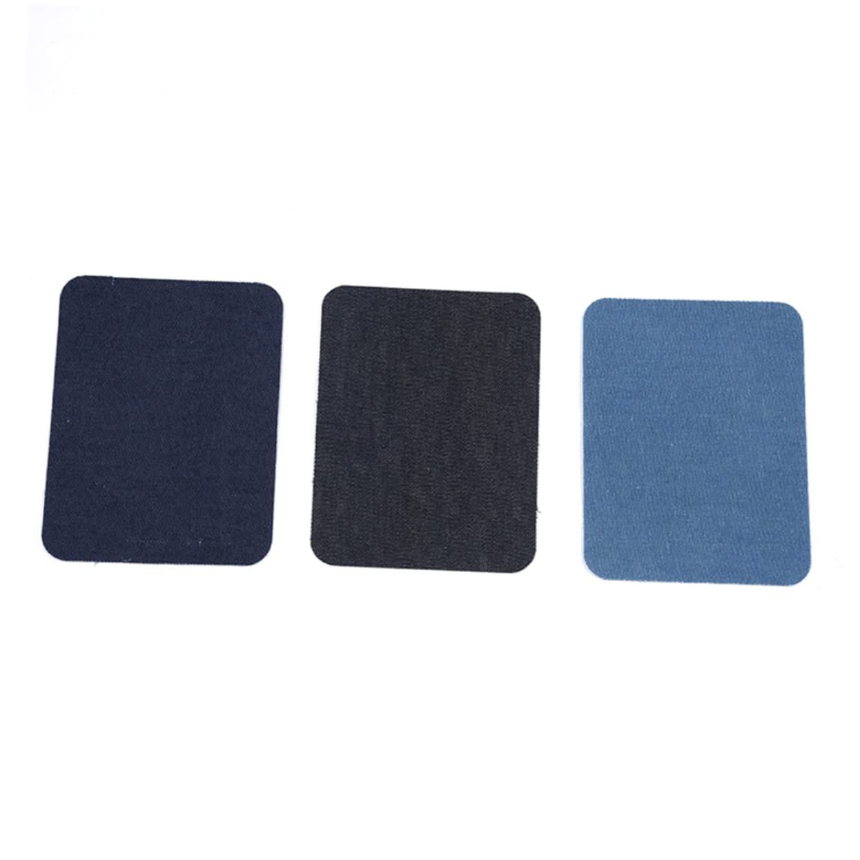 6 Pc Self-Adhesive Linen Fabric Patches, Multi Color, Can be Used for Linen Sofa Repair and Linen Clothes Repair, Quick Fix Sofa