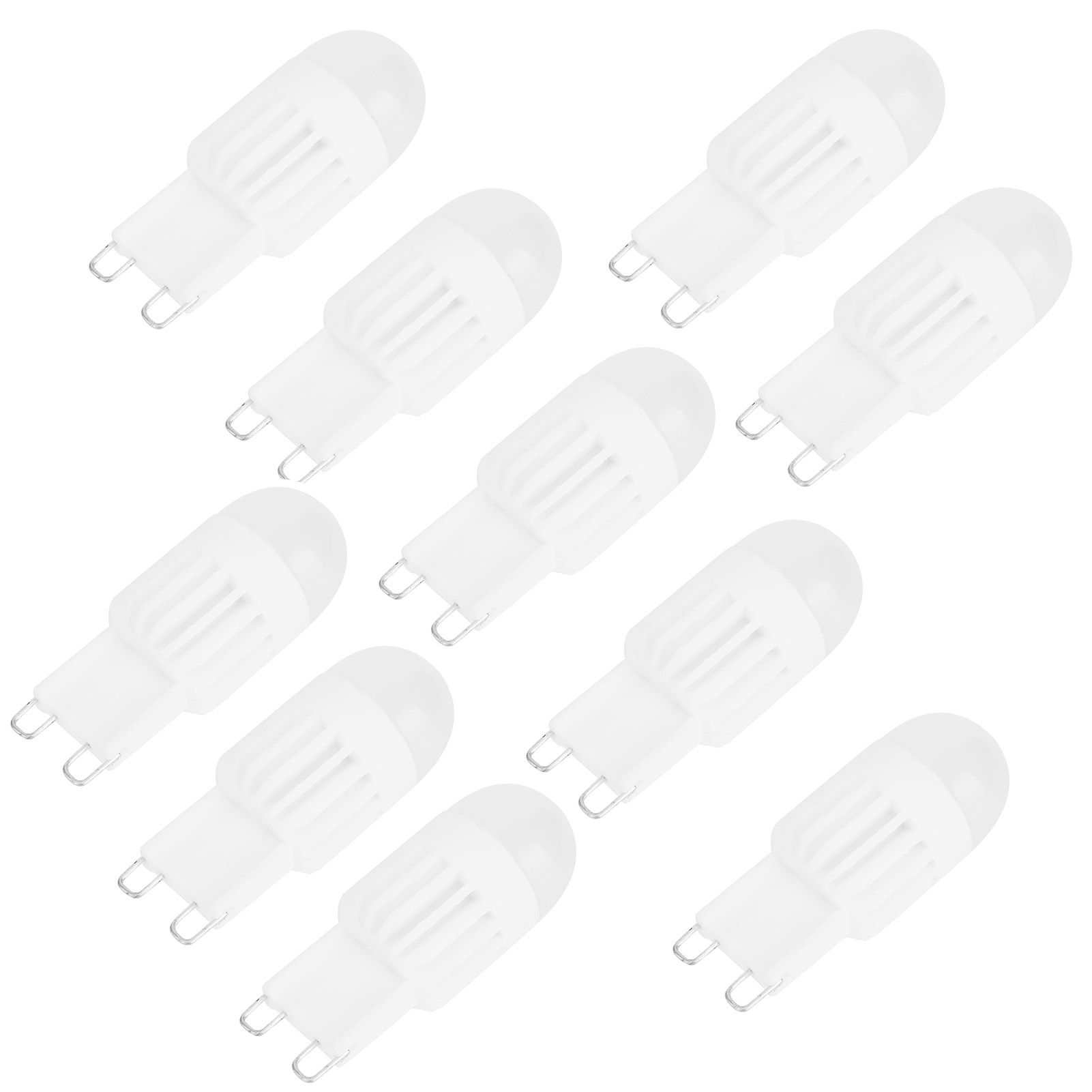 10Pcs G9 Bulbs 3W 5LED Bi Pin Light Source for Chandelier Ceiling Light Warm White 110V โ image 5