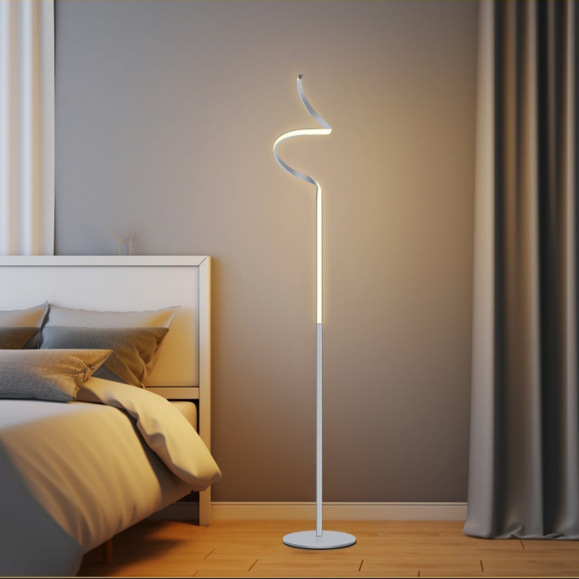 Chipper LED Floor Lamp - Chrome โ image 2