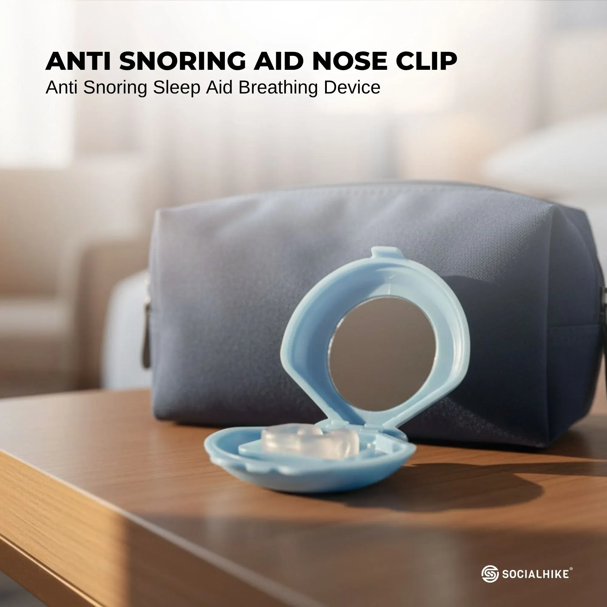 Social Hike 5x Anti Snoring Aid Nose Clip - Sleeping + Breathing Device — image 2