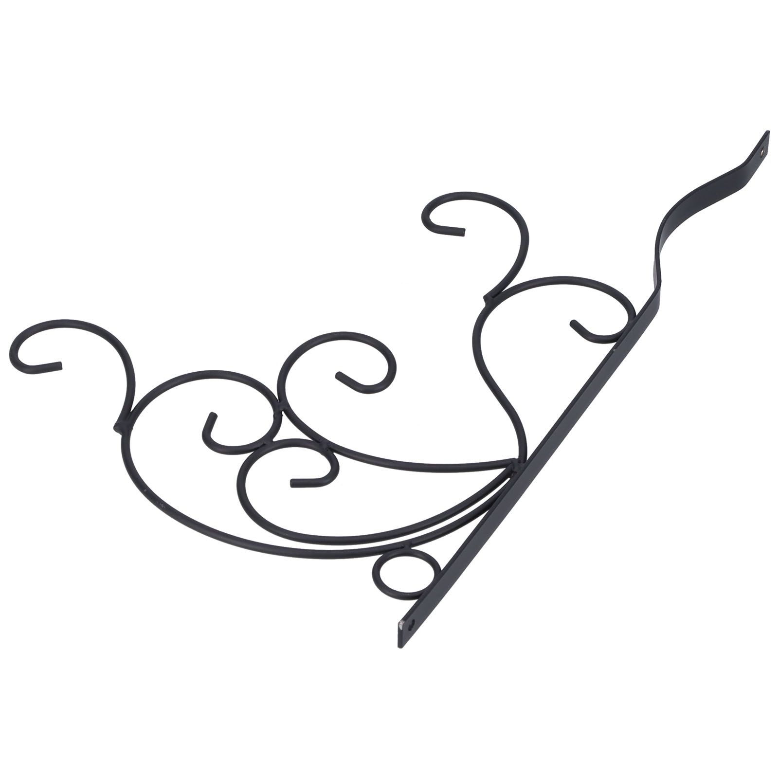 Hanging Plants Bracket Wall Mounted Iron Decorative Planter Hook Hanger with Screws for Living Room Balcony — image 6