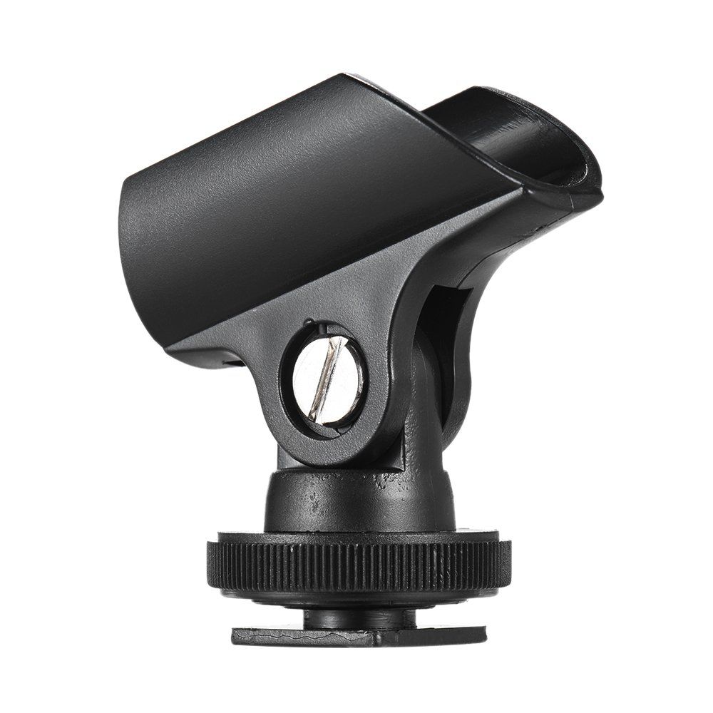20mm Microphone Mic Clip Holder with Hot Shoe & 1/4" Screw Hole for Mic Stand and DSLR Camera High quality and quite durable โ image 5