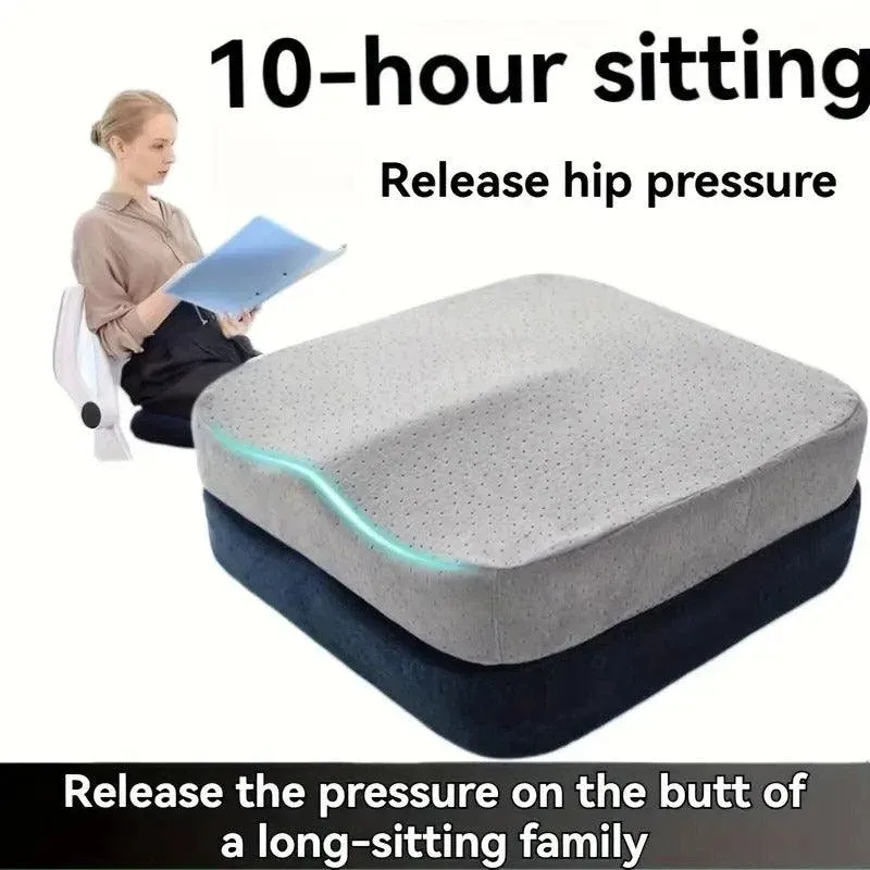 Square Seat Cushion Office Car Chair Cushion Comfort Support for Long Sitting โ image 6